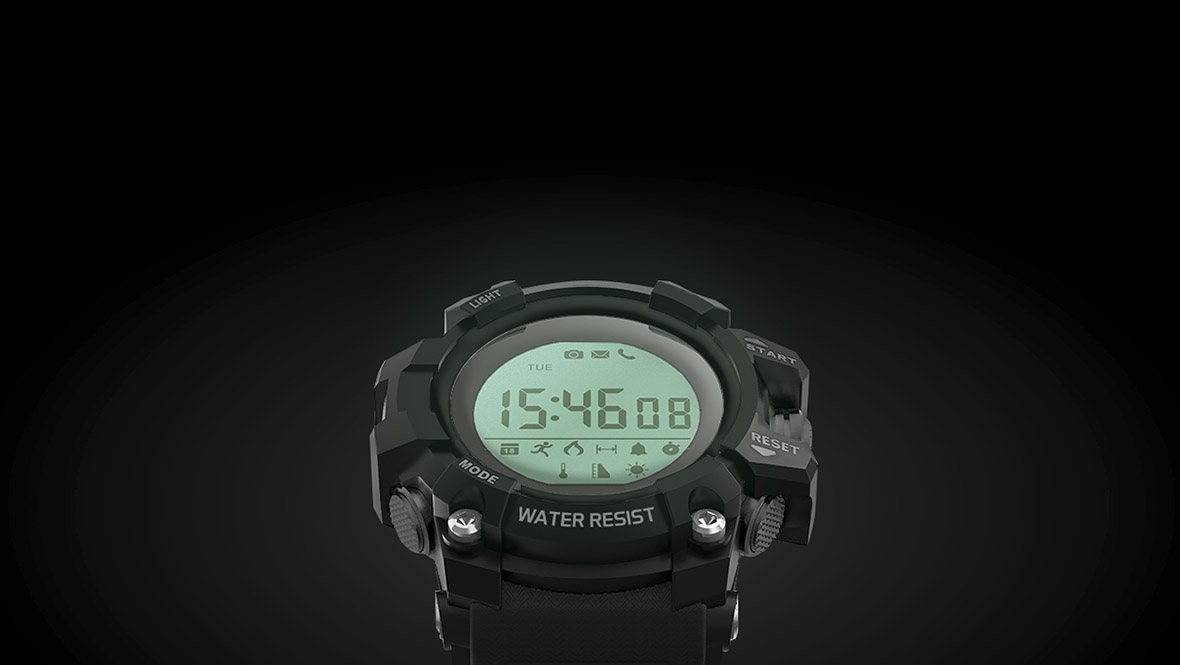 Daca afara ploua, nu inseamna ca trebuie sa renunti la antrenament, ai doar nevoie de un produs care sa fie rezistent la apa. Astfel, smartwatch-ul Activity 300 va fi perfect pentru tine.