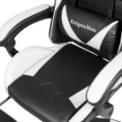 Scaun gaming GX-150 negru-alb