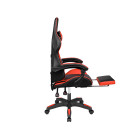 Scaun gaming GX-150 negru-rosu