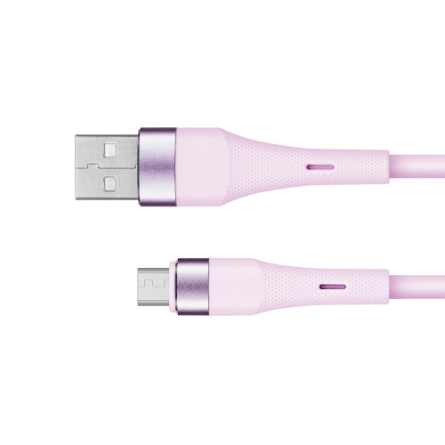 Cablu micro USB Basic 100 cm roz