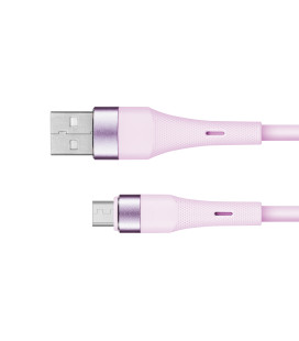 Cablu micro USB Basic 100 cm roz