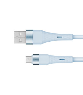Cablu micro USB Basic 100 cm albastru