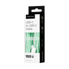 Cablu USB tip C Basic 100 cm verde